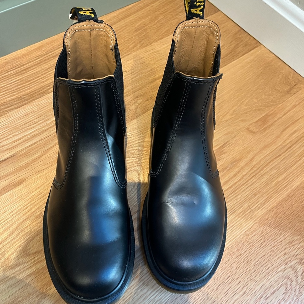 Dr. Martens Smooth Black Leather Boots